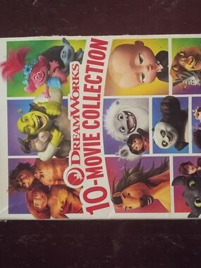 DreamWorks 10-Movie Collection Colorful Character Collage